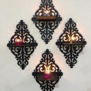 Set of 4 Antique Style CNC Wall Sconces