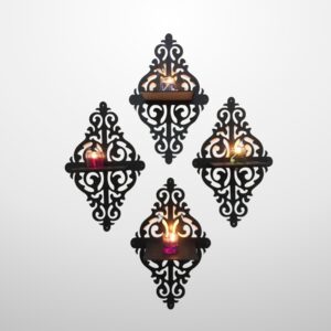 Set of 4 Antique Style CNC Wall Sconces